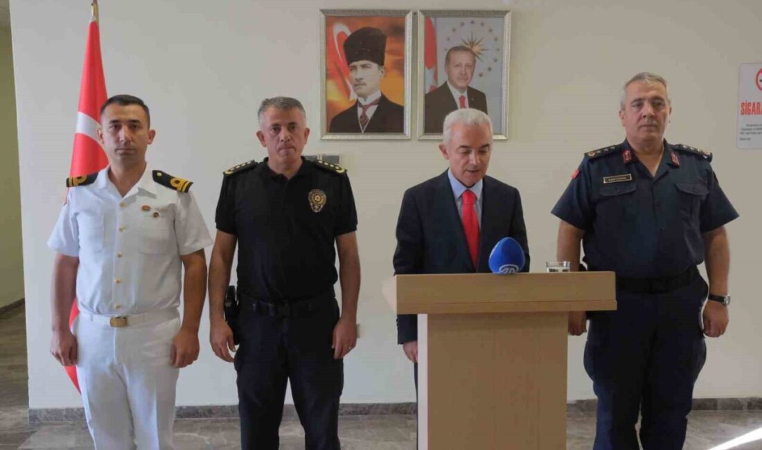 Kırklareli Valisi Uğur Turan, Asayiş Basın Bilgilendirme toplantısında, ağustos ayında