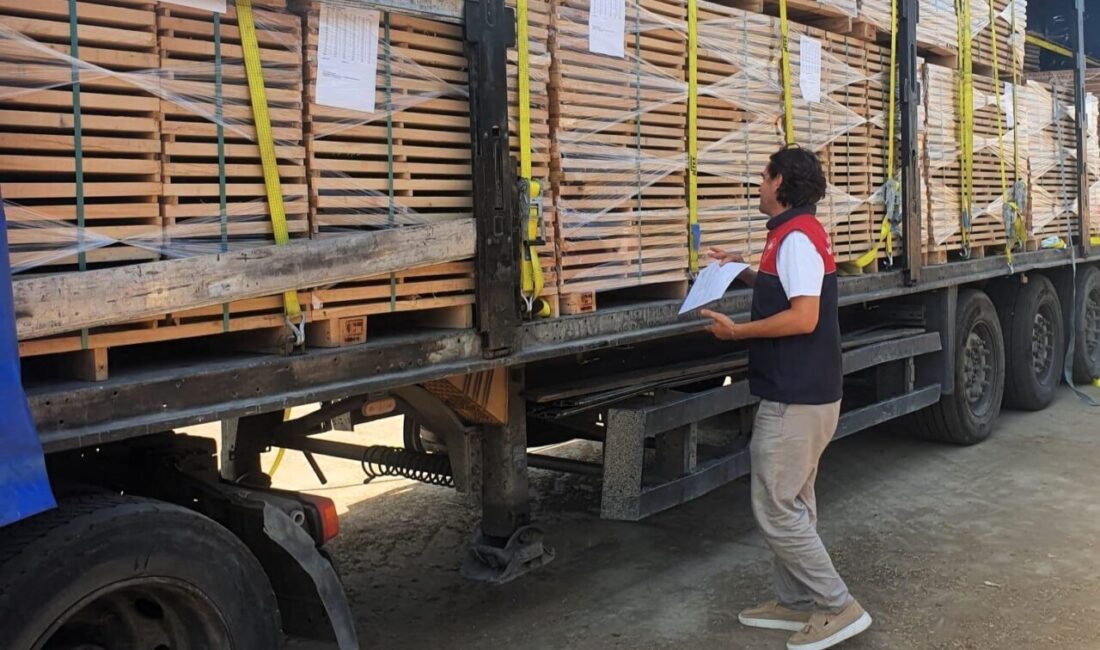 Kırklareli’nde İl Tarım ve Orman Müdürlüğü ekipleri kentte ihracat yapan