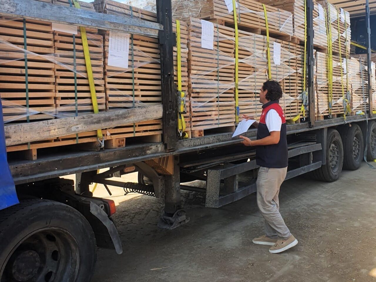 Kırklareli’nde İl Tarım ve Orman Müdürlüğü ekipleri kentte ihracat yapan