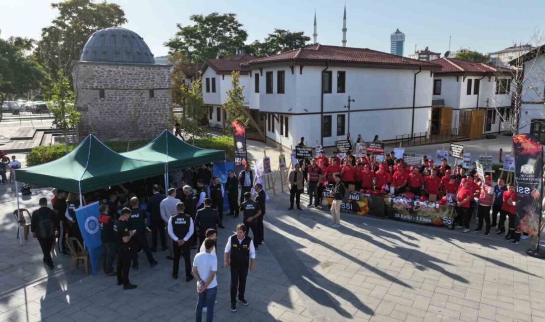 Konya Büyükşehir Belediyesi, “İtfaiye Haftası” kapsamında yangın ve afet konusunda