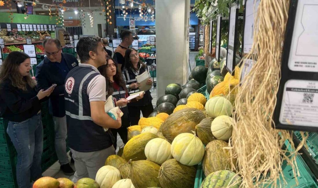 Konya’da kent genelindeki marketlerde fahiş fiyat ile etiket denetimi gerçekleştirildi.