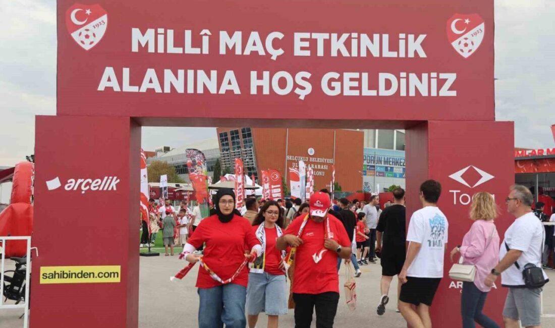 A Milli Futbol Takımı’nın, İspanya ile Konya’da oynayacağı maç öncesi