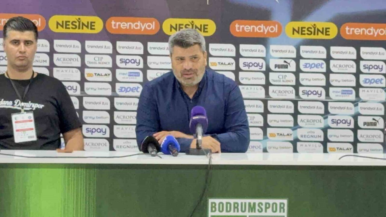 Adana Demirspor Teknik Direktörü Koray Palaz, Bodrum FK maçının ardından