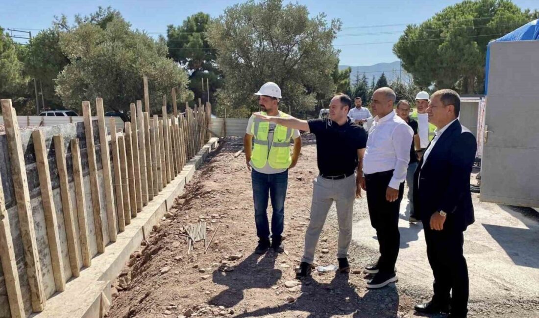 Körfez’de inşa edilecek Çamlıtepe Spor Kompleksi’nin yapım çalışmalarına başlandı. İçerisinde