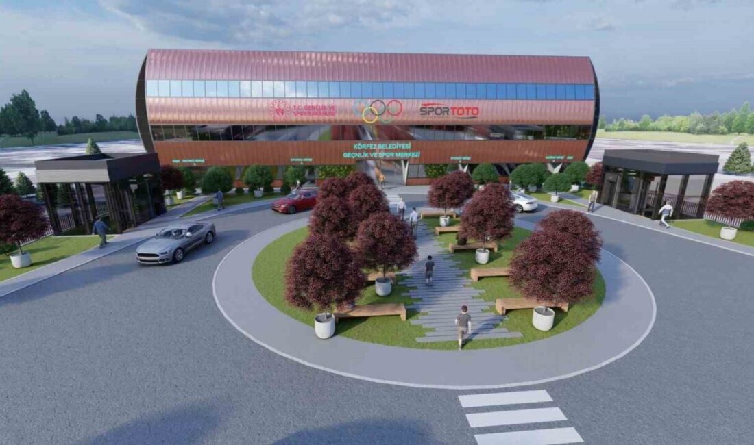 Körfez ilçesinin Tütünçiftlik mevkisinde, 12 bin metrekare kapalı alana sahip