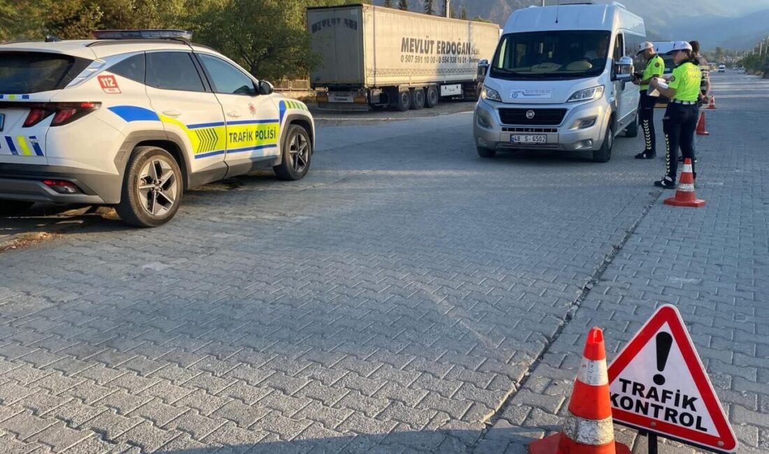 Muğla’nın Köyceğiz İlçe Emniyet Müdürlüğü tarafından yapılan uygulamalarda 9 araç