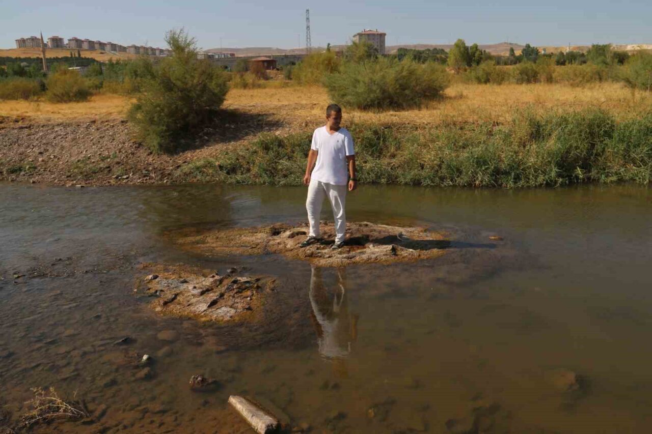 Türkiye’nin en uzun nehri olan Kızılırmak’ta su seviyesi alarm veriyor.