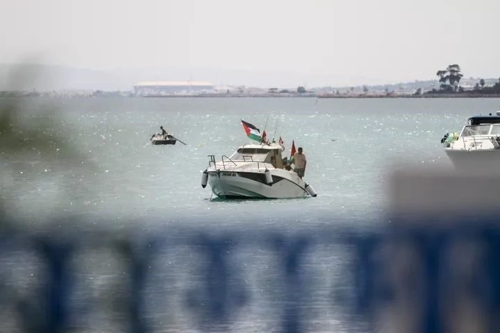 Dünya genelinde 44 ülkeden aktivistlerin desteklediği “Küresel Sumud Filosu” dahilinde