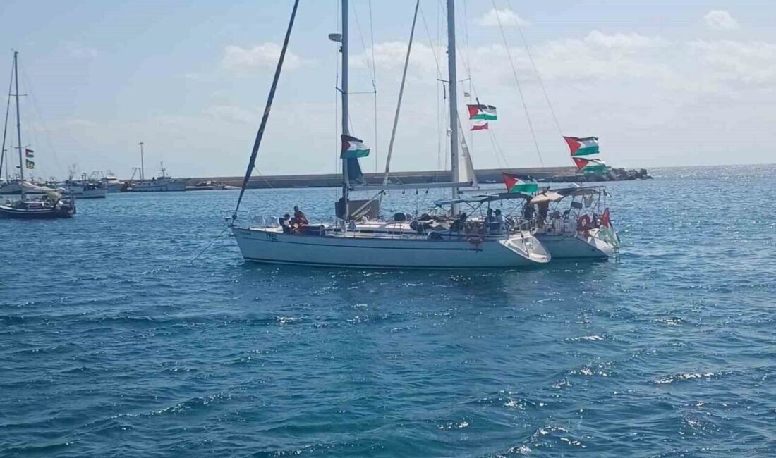 Küresel Sumud Filosu, Gazze Şeridi’ne doğru ilerleyişine devam ediyor. İsrail’in