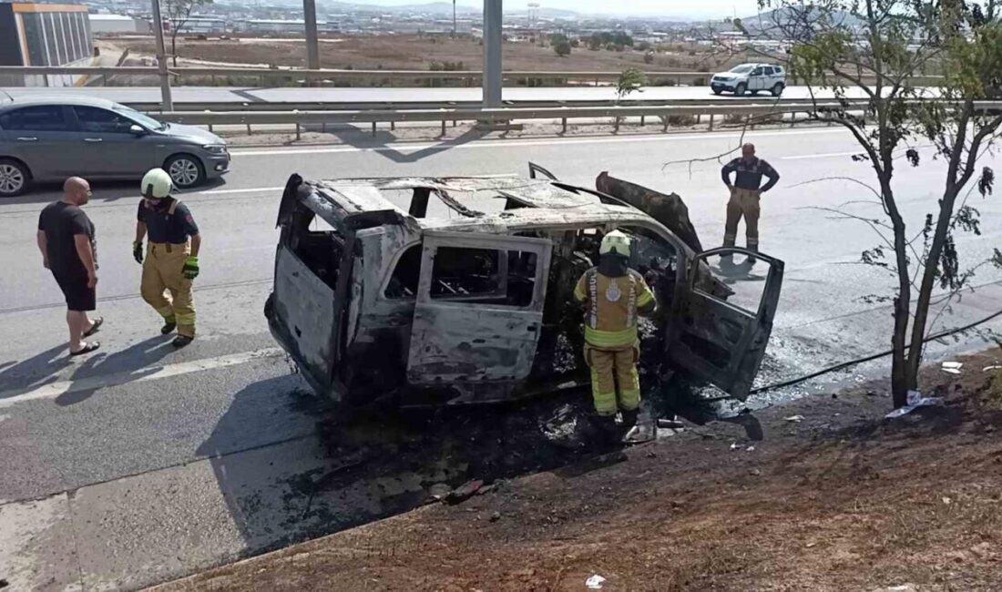 Anadolu Otoyolu Kurtköy gişelerinden çıktıktan kısa süre sonra seyir halindeki