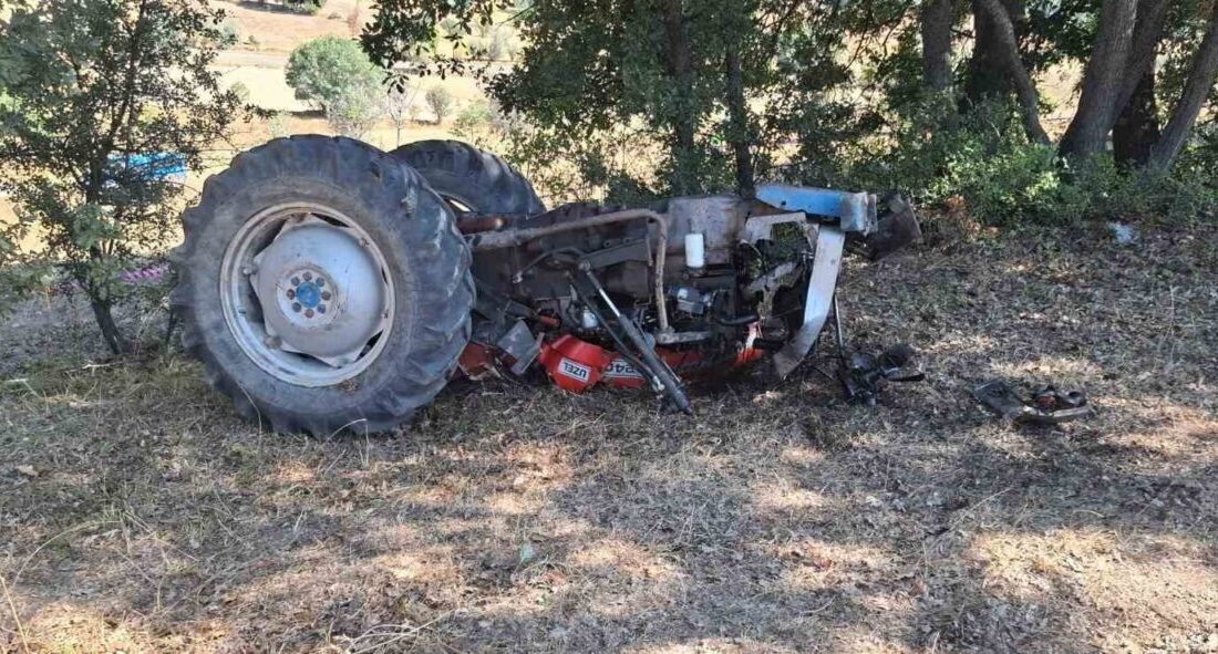 Tokat’ın Artova ilçesinde meydana gelen traktör kazasında bir kişi hayatını