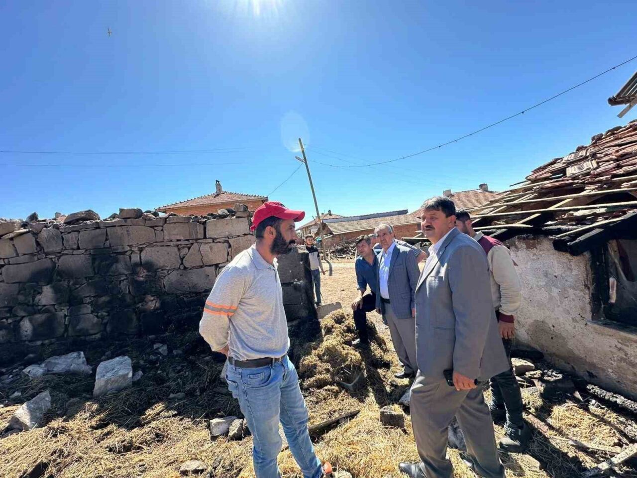 Kütahya İl Genel Meclisi Başkanı ve meclis üyeleri, Kozluca köyünde