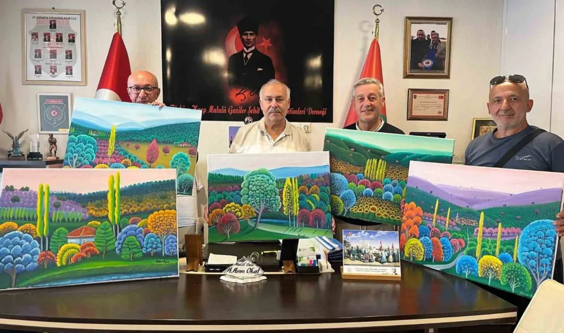 Emekli polis memuru ressam Hasan Kara, Harp Malulü Gaziler, Şehit,