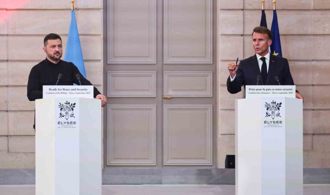 Fransa Cumhurbaşkanı Emmanuel Macron, 26 ülkenin ateşkesin ardından Ukrayna’nın güvenliğinin