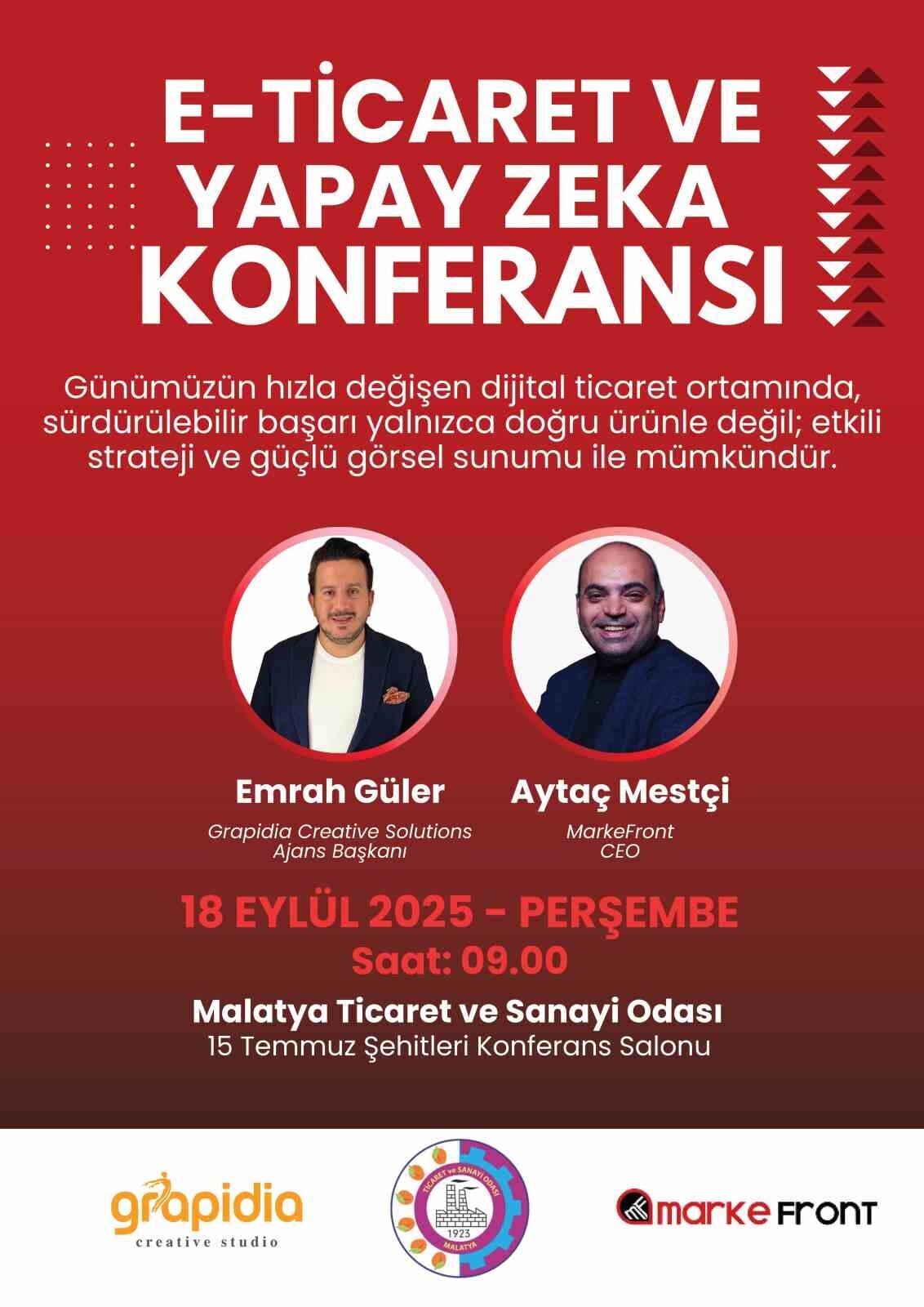 Malatya Ticaret ve Sanayi Odası’nda “E-Ticaret ve Yapay Zeka Konferansı”
