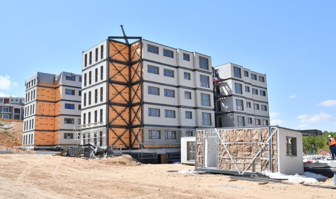 Malatya’da depreme dayanıklı çelik modüler yüksek katlı binalar, Yeşilyurt ilçesinde