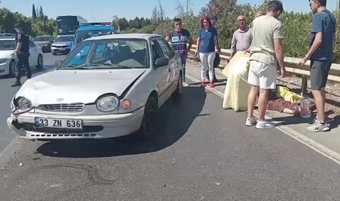 Antalya’nın Manavgat ilçesinde D-400 Karayolu üzerinde seyir halindeki motosikletin şerit