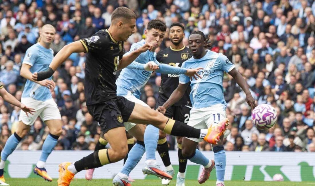 Premier Lig’in 6. haftasında Manchester City, sahasında karşılaştığı Burnley’i 5-1