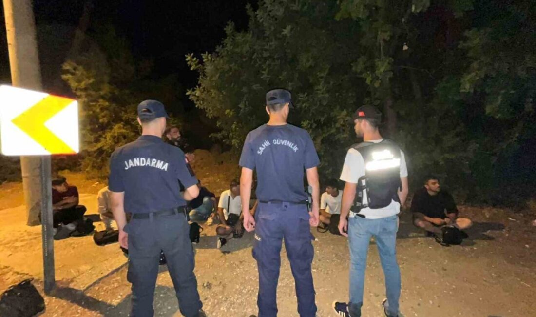 Muğla’nın Marmaris ilçesinde iki araçla Aktaş mevkiine bırakıldığı tespit edilen