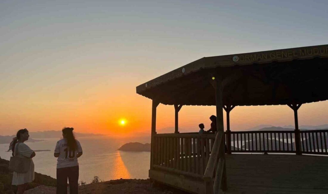 Marmaris’in turistik mahallelerinden Söğüt ile Taşlıca arasında Orman İşletme Müdürlüğü