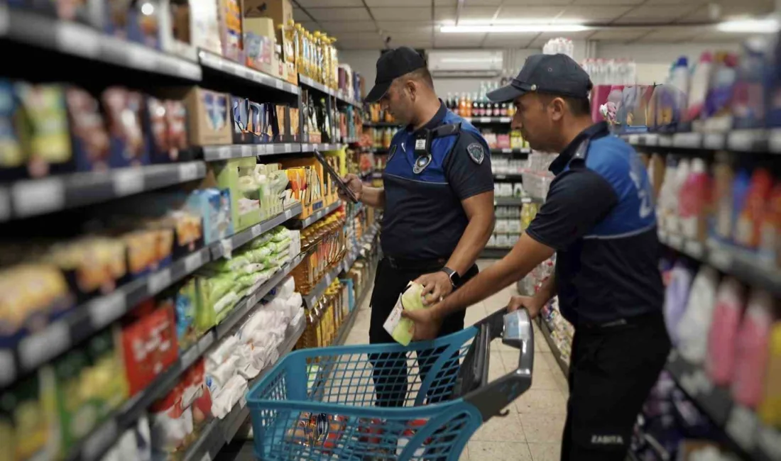 Melikgazi Belediyesi Zabıta Ekipleri; ilçe genelinde hizmet veren market ve