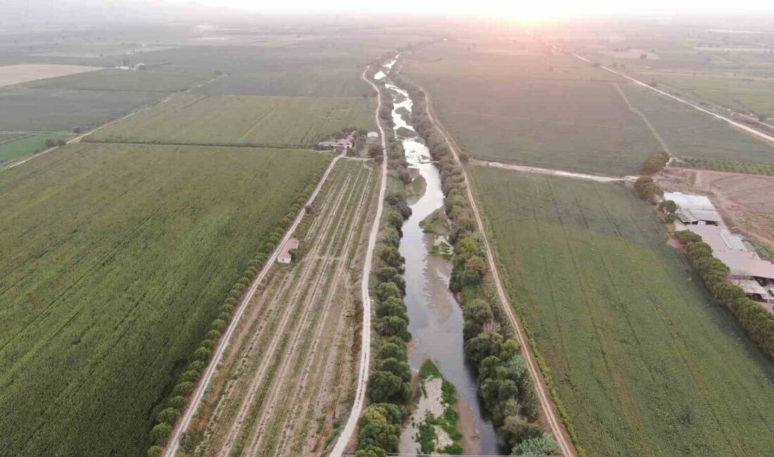 Aydın’da tarım arazilerinin en büyük su kaynağı olan ve yaşanan