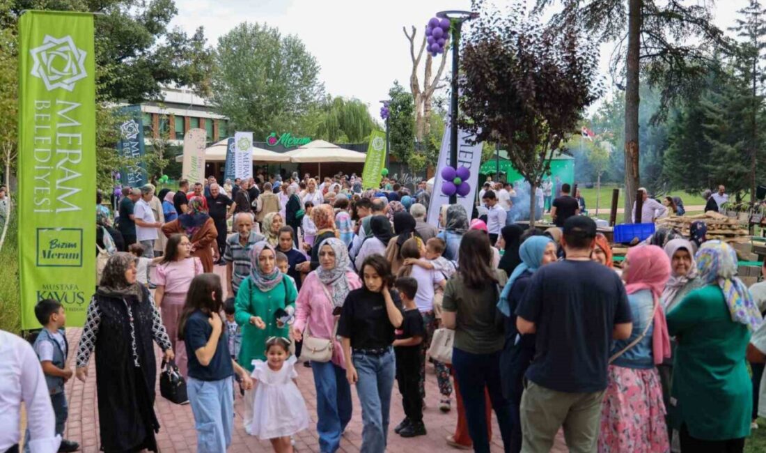 Konya’nın merkez Meram İlçe Belediyesi tarafından geleneksel hale getirilen ‘Pekmez