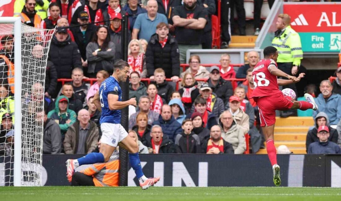 Premier Lig’in 5. haftasında Liverpool evinde karşılaştığı Everton’ı 2-1’lik skorla