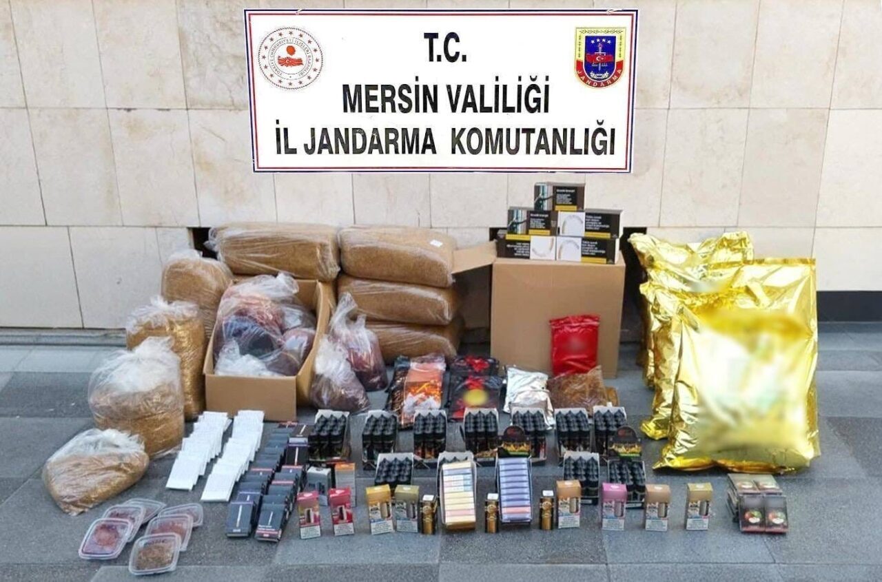Mersin’de sigara kaçakçılığı ile mücadele çalışmaları kapsamında 1 şüpheli gözaltına