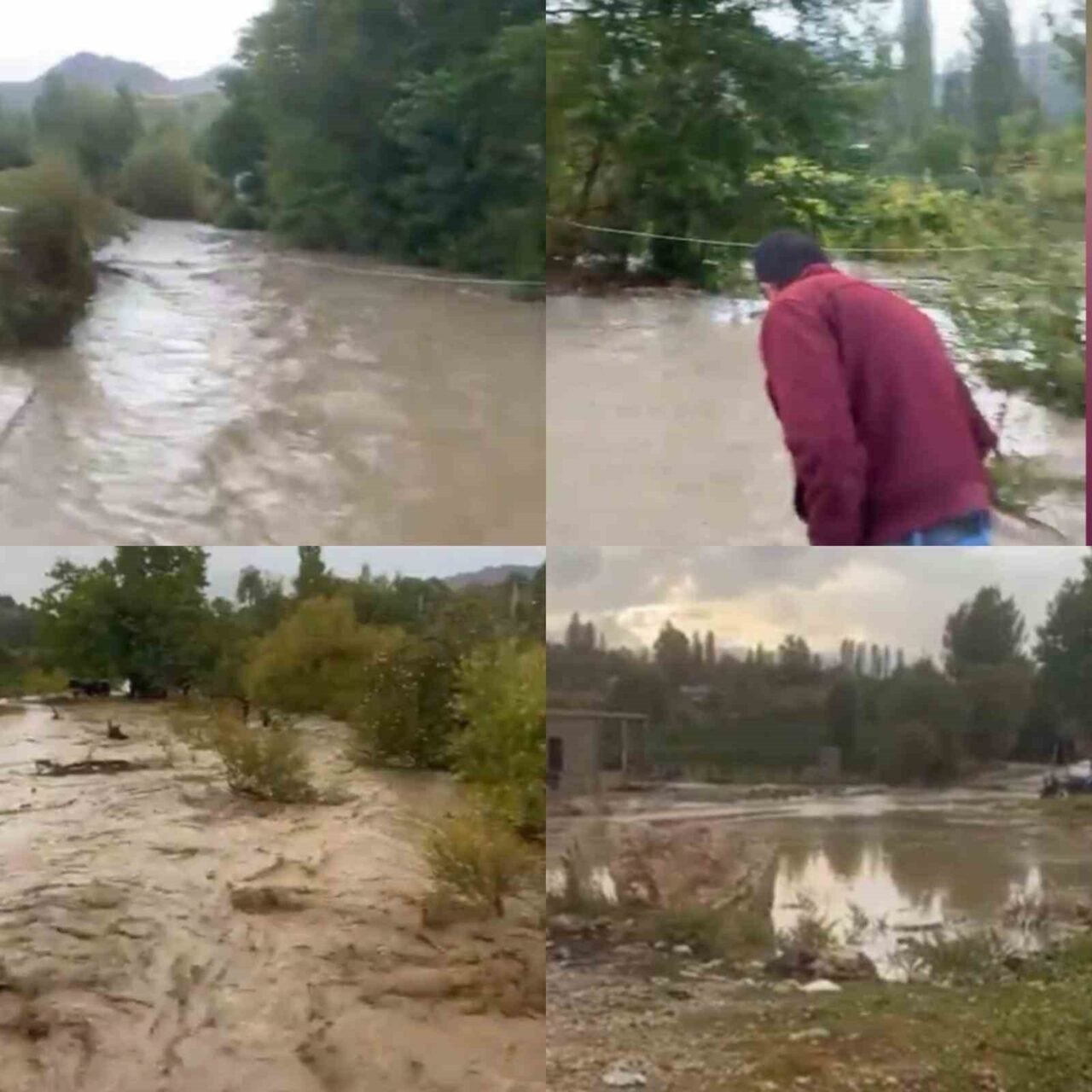 Mersin’in belirli bölgelerinde aylar sonra etkili olan kuvvetli yağmur, dereleri
