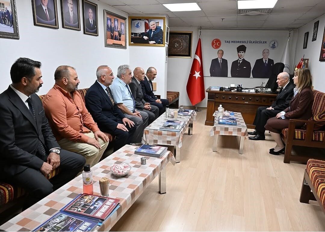 Milliyetçi Hareket Partisi (MHP) Genel Başkanı Devlet Bahçeli, Taş Medreseli