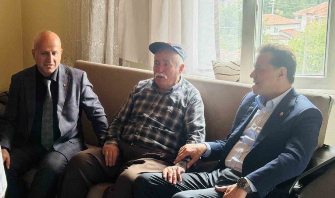 AK Parti Eskişehir Milletvekili Nebi Hatipoğlu, şehit Vahit Elmas’ın ailesini