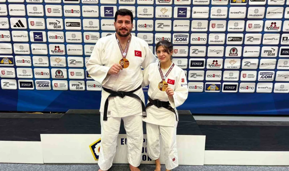 Balıkesir Üniversitesi öğrencisi milli judocu Münir Ertuğ, Çekya’da düzenlenen Prag