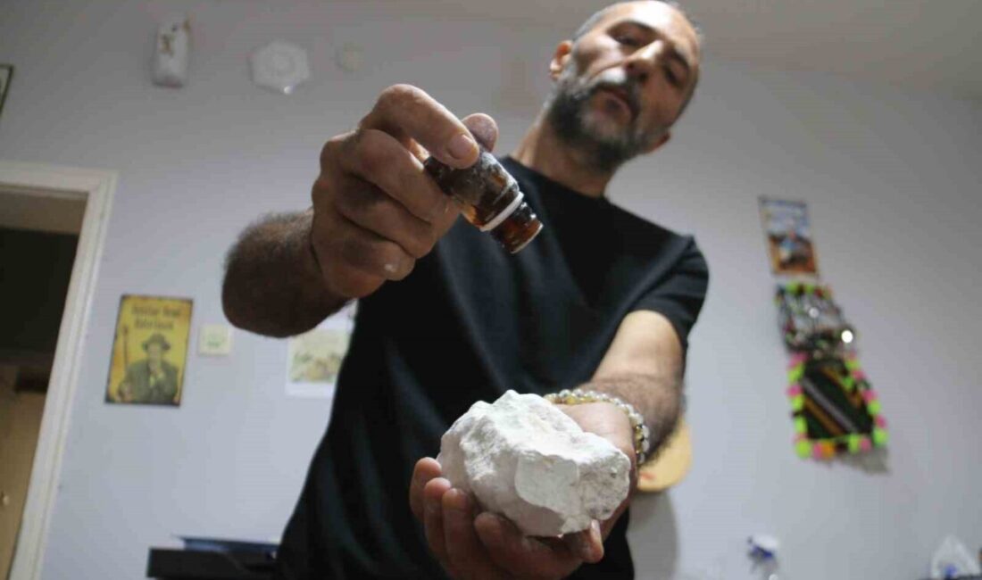 Sivas’ta bir vatandaş, kimyasal madde kullanmadan Sivas’ın bitkilerini kille birleştirdi.