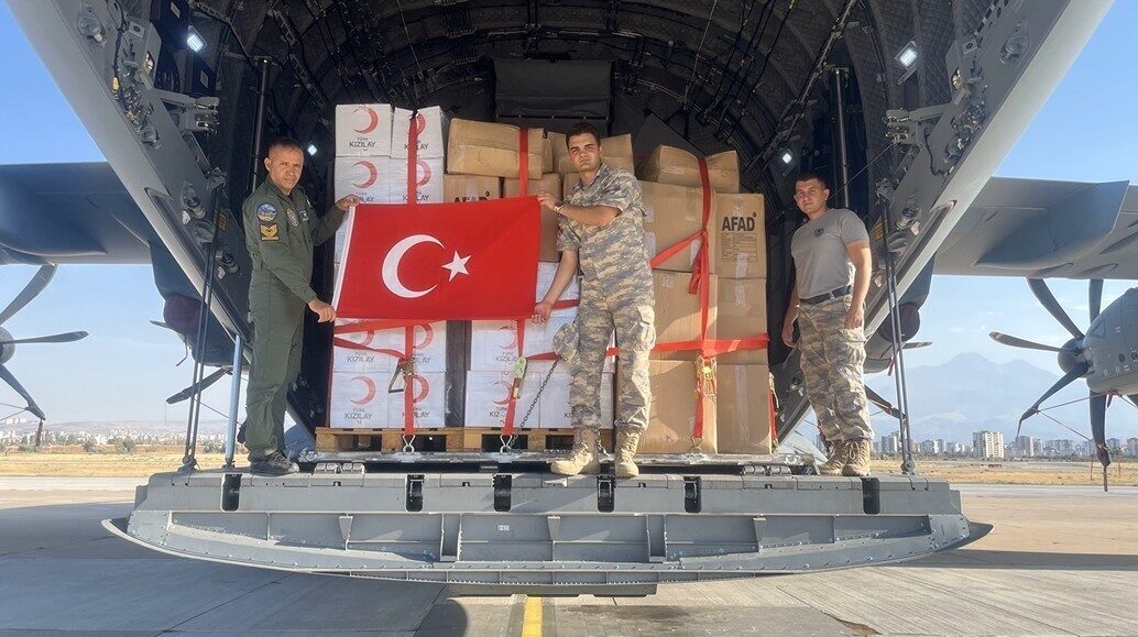 Milli Savunma Bakanlığı (MSB), AFAD ve Kızılay tarafından hazırlanan yardım