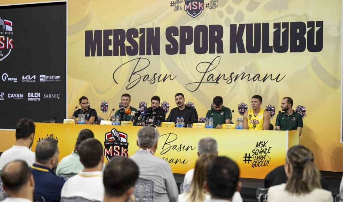 Mersin Spor Kulübü, yeni sezonu Servet Tazegül Spor Salonu’nda düzenlediği