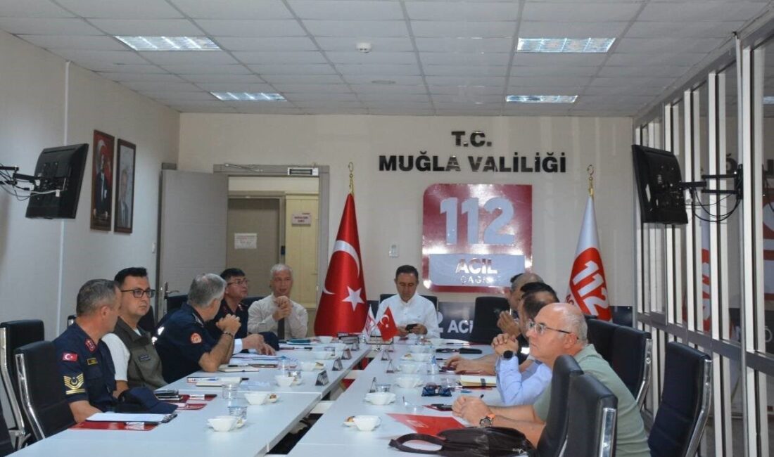 Muğla’da Eylül ayı Acil Çağrı Hizmetleri Koordinasyon Komisyonu Toplantısı, Muğla