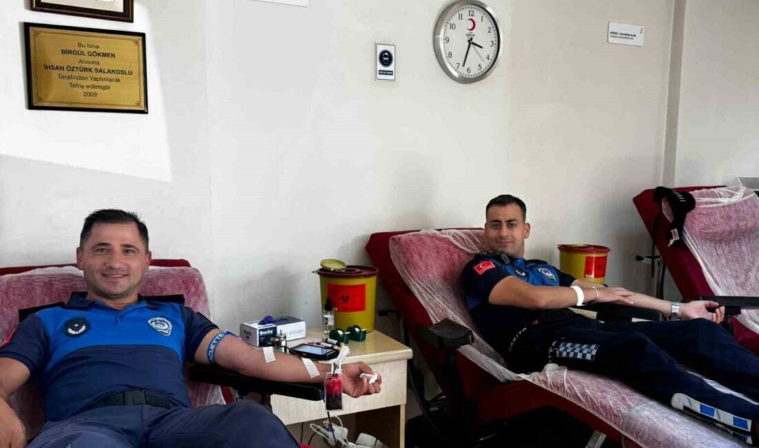 Muğla Büyükşehir Belediyesi Zabıta personeli, Zabıta Haftası kapsamında anlamlı bir