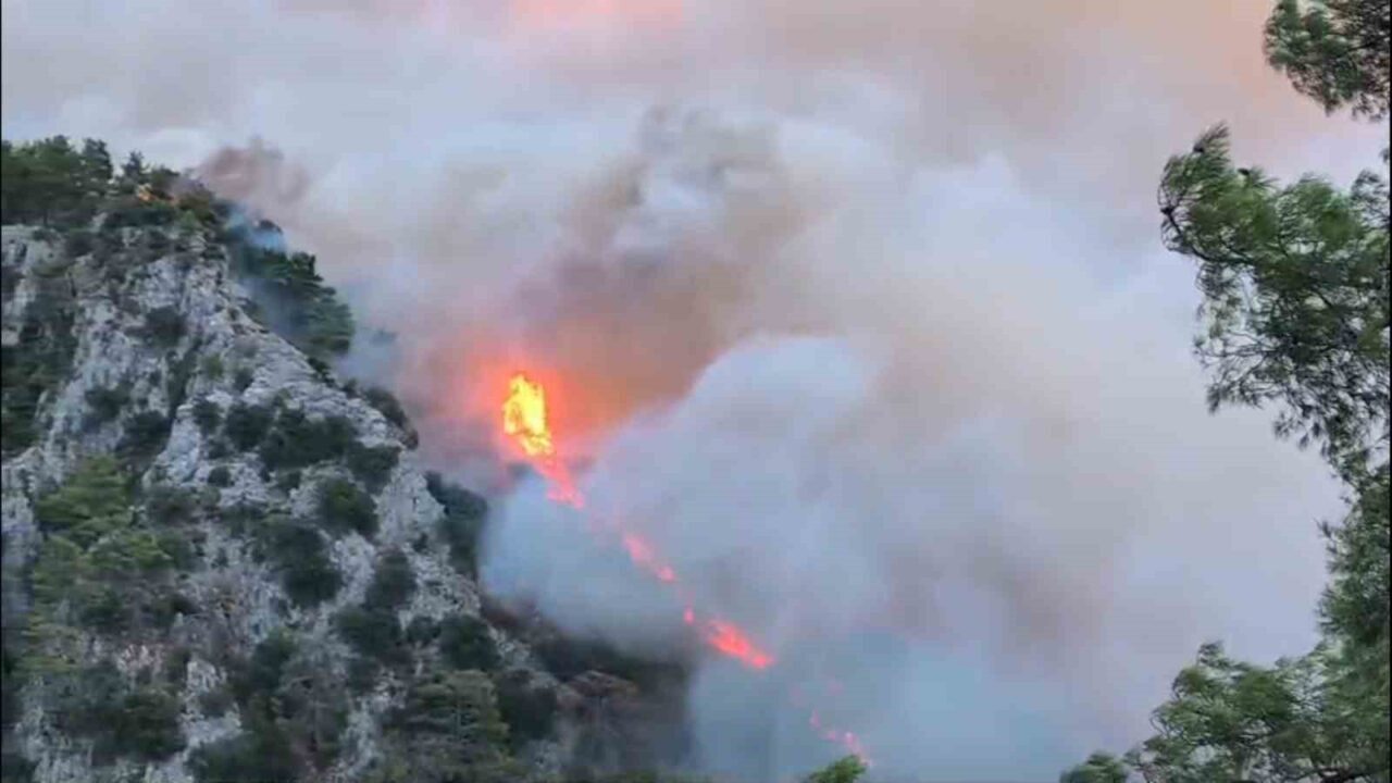 Muğla’da dün akşam saatlerinden itibaren peş peşe başlayan 7 ayrı