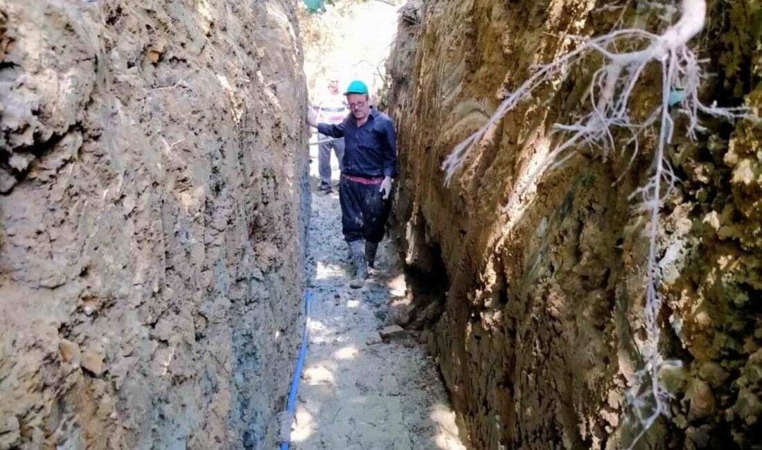 Karabük’ün Yenice ilçesine bağlı Değirmenyanı köyünde muhtarlığın girişimiyle bulunan su