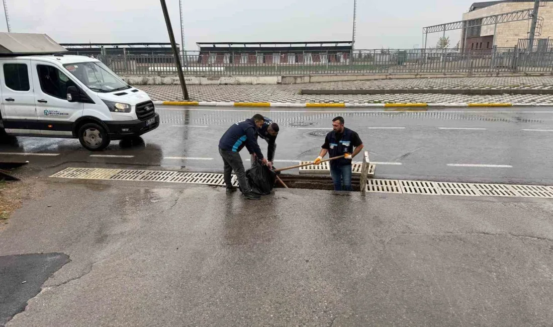Kocaeli’de aşırı yağışlarda su baskınlarını önlemek için mazgal, menfez ve