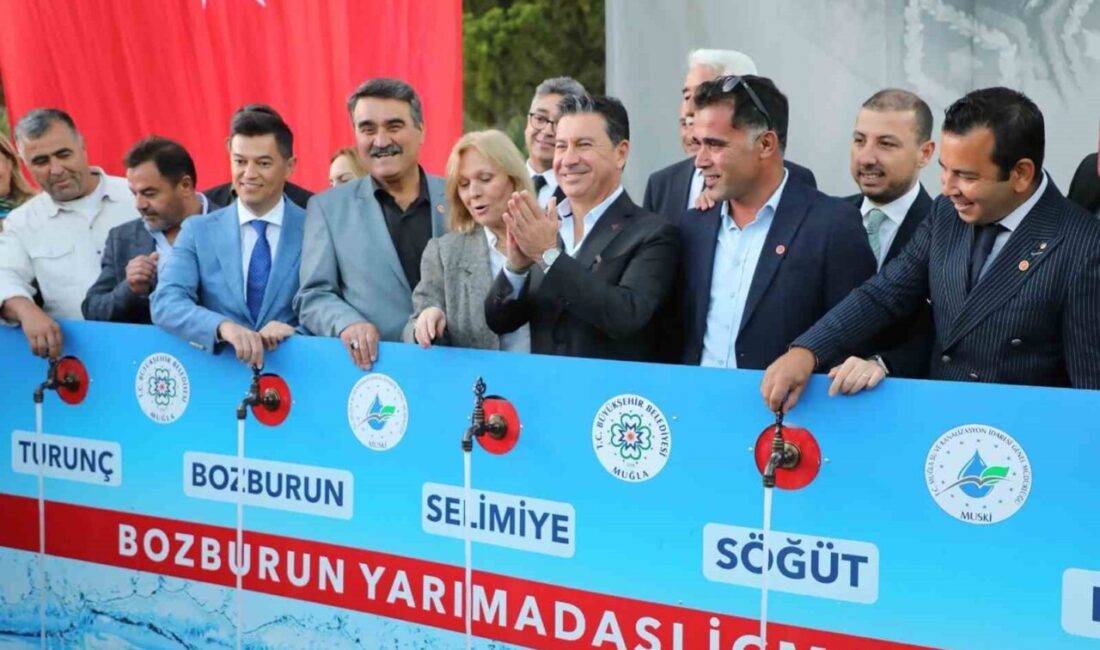 Bozburun Yarımdası İçme Suyu Projesi 1. Etap çalışmaları kapsamında Marmaris’in