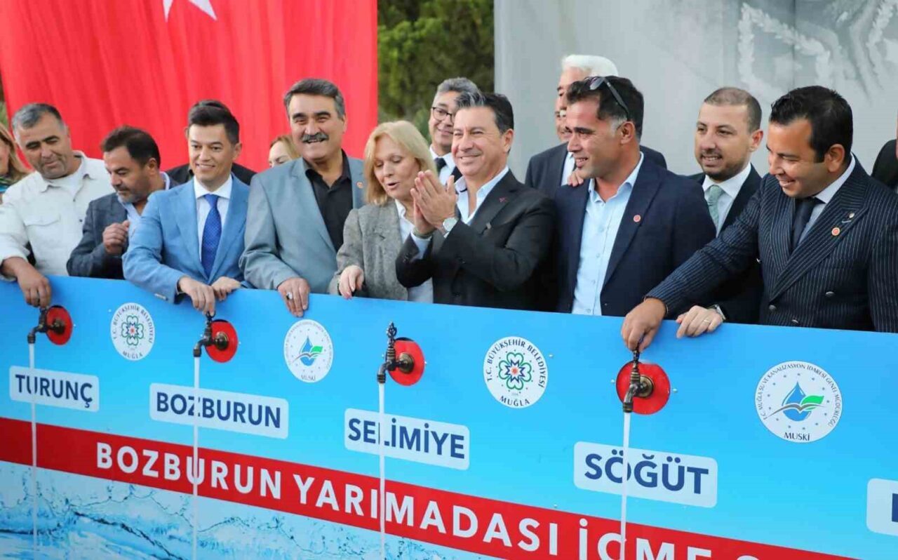 Bozburun Yarımdası İçme Suyu Projesi 1. Etap çalışmaları kapsamında Marmaris’in