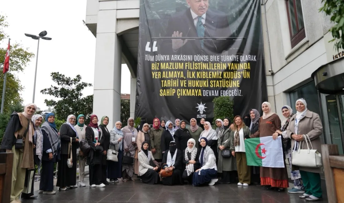 Uluslararası Kudüs ve Filistin Destek Kadın Birliği temsilcileri, AK Parti