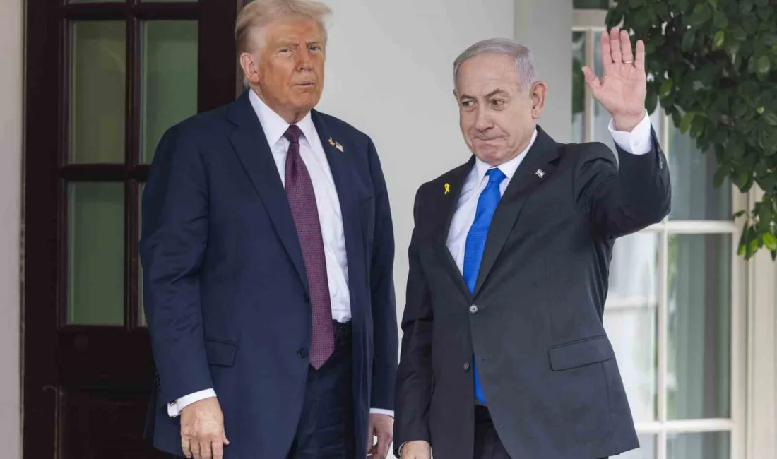 İsrail Başbakanı Binyamin Netanyahu, Beyaz Saray’da ABD Başkanı Donald Trump