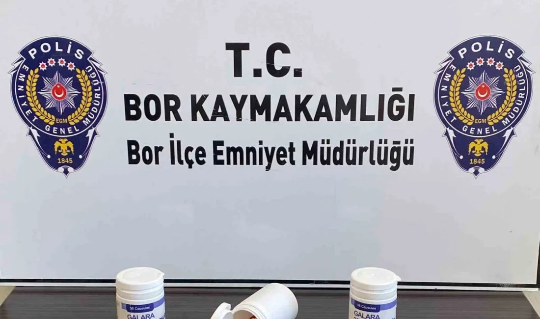 Niğde’nin Bor, Ulukışla ve Çiftlik ilçelerinde polis ekipleri tarafından uyuşturucu
