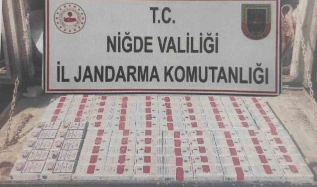 Niğde İl Jandarma Komutanlığı ekiplerince yapılan çalışmalarda 370 paket kaçak
