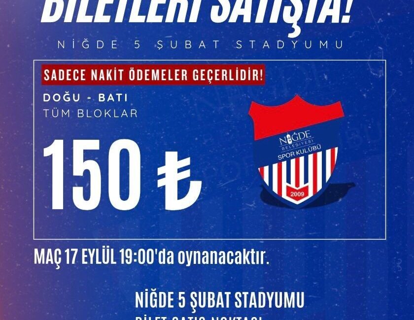 Niğde Belediyespor Kulübü, Ziraat Türkiye Kupası 2. Eleme Turu’nda Aksaray