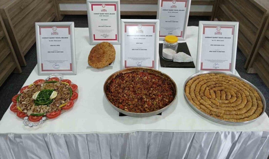Niğde’nin köklü mutfak kültürünü yansıtan Sarım Burma Tatlısı, Türk Patent