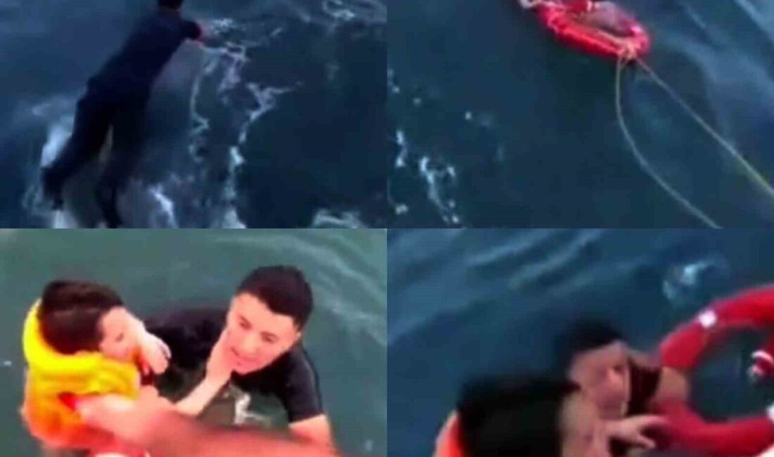 Mersin’de denizde bin 200 metre açığa sürüklenen 6 yaşındaki çocuk,